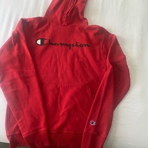 Red Champion Hoodie
